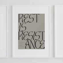 Load image into Gallery viewer, &#39;Rest is Resistance&#39; Art Print-Line &amp; Honey-Yard + Parish