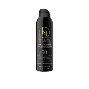Black Girl Sunscreen Make it Glow SPF 30 Spray - 89ml-Black Girl Sunscreen-Yard + Parish