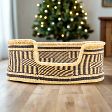 Load image into Gallery viewer, Oates Dog Bed | Black Jenga-Akatue-Yard + Parish