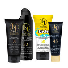 Load image into Gallery viewer, Mum + Bub Sunscreen Bundles - Black Girl Sunscreen 89ml x 2-Black Girl Sunscreen-Yard + Parish