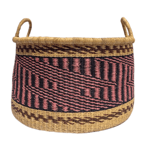 Pink blanket basket hotsell