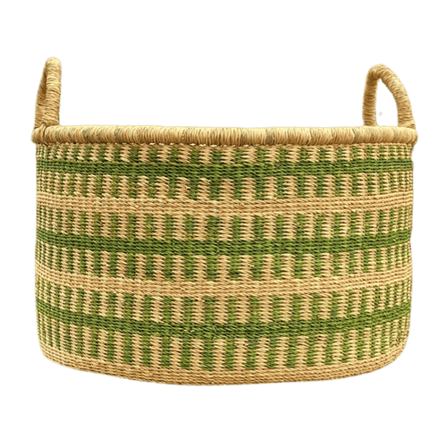 Blanket Basket | Lime-Akatue-Yard + Parish