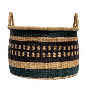 Blanket Basket | Navy + Green-Akatue-Yard + Parish