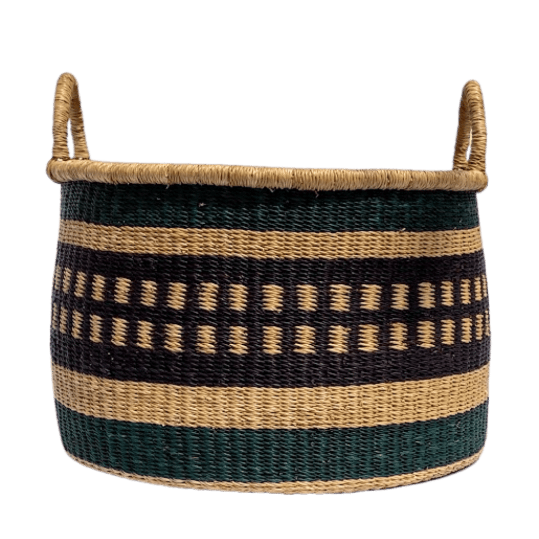 Blanket Basket | Navy + Green-Akatue-Yard + Parish