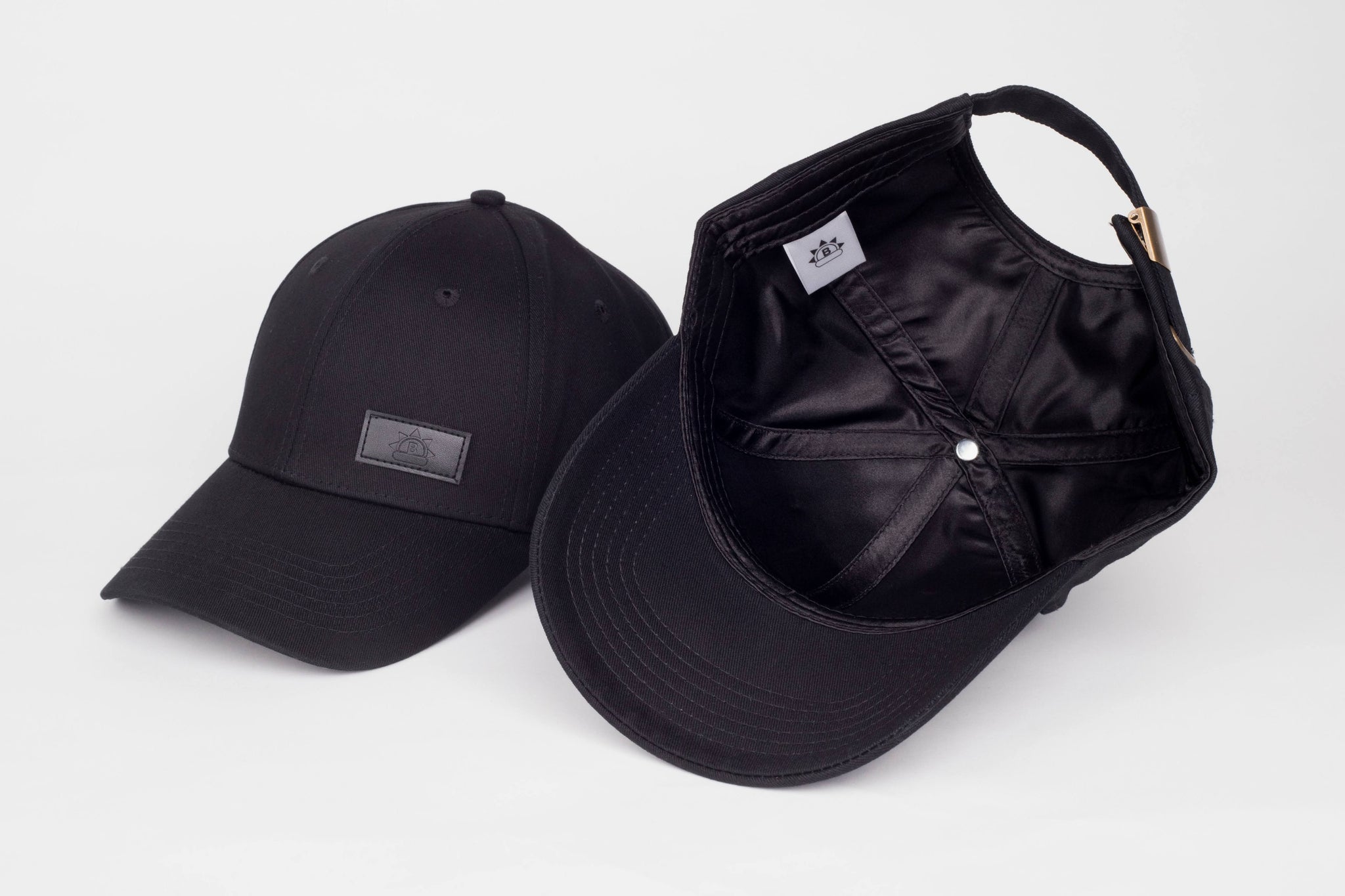 Trucker Hat Silk Lined Baseball Hat Honey Satin-Lined Baseball Hat