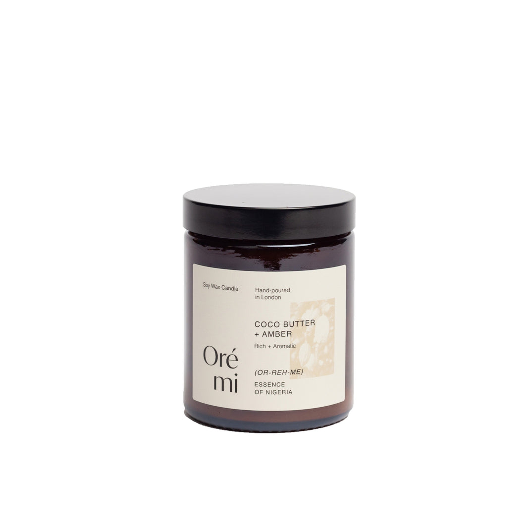 Cocoa Butter & Amber Candle-Oré Mi Studios-Yard + Parish