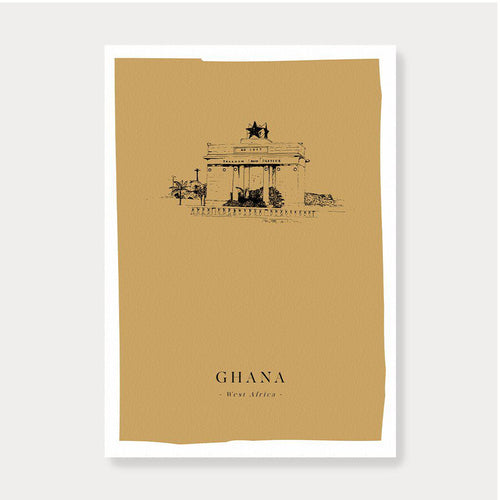 'Black Star Gate' | Ghana Print-Fiona's Notes-Yard + Parish