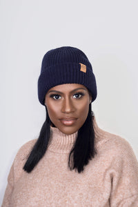 Satin-Lined Beanie | Deep Blue-Black Sunrise-Yard + Parish