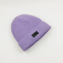 Load image into Gallery viewer, Satin-Lined Beanie | Lilac-Black Sunrise-Yard + Parish
