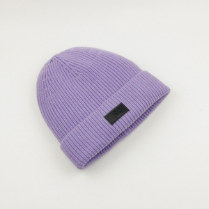 Satin-Lined Beanie | Lilac-Black Sunrise-Yard + Parish