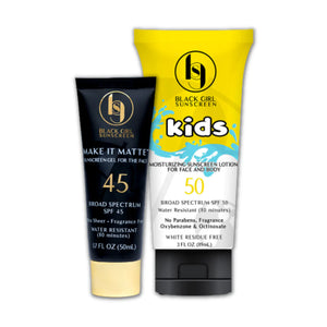 Mum + Bub Sunscreen Bundles - Black Girl Sunscreen 89ml x 2-Black Girl Sunscreen-Yard + Parish