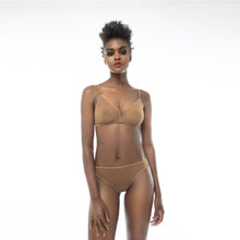 Load image into Gallery viewer, &#39;Kimya&#39; Soft-V Wired Bra-Ownbrown-Yard + Parish