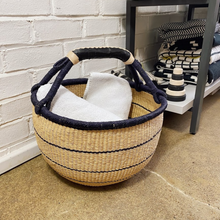 Load image into Gallery viewer, Maa Basket | Navy-Akatue-Yard + Parish