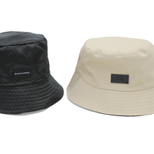 Load image into Gallery viewer, Reversible Satin-Lined Bucket Hat | Stone-Black Sunrise-Yard + Parish