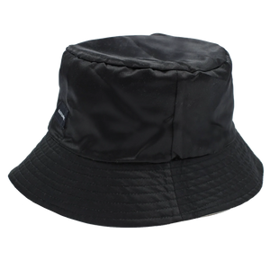 Black Satin-Lined Bucket Hat-Black Sunrise-Yard + Parish