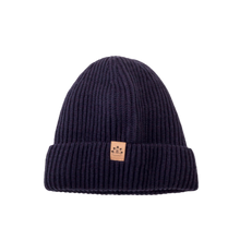 Load image into Gallery viewer, Satin-Lined Beanie | Deep Blue-Black Sunrise-Yard + Parish