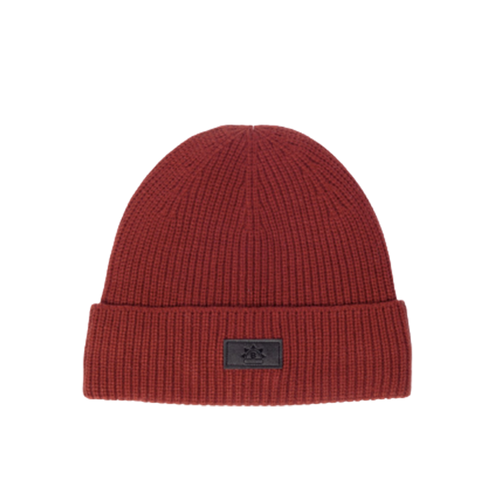 Satin-Lined Beanie | Burnt Orange-Black Sunrise-Yard + Parish