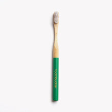 Load image into Gallery viewer, Bamboo Toothbrush + Cover Set - Green-Toothbuckle-Yard + Parish