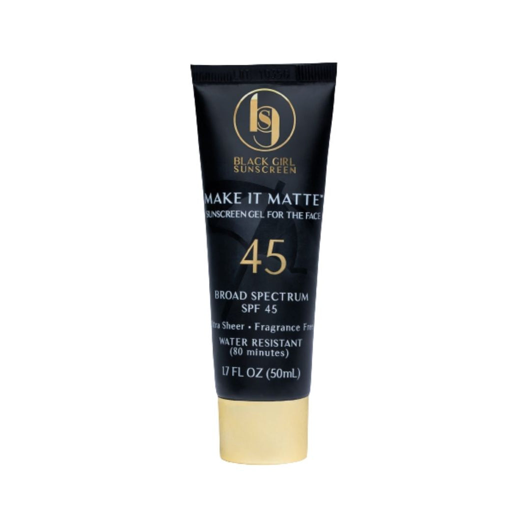 Black Girl Sunscreen Make It Matte SPF 45- 50ml-Black Girl Sunscreen-Yard + Parish