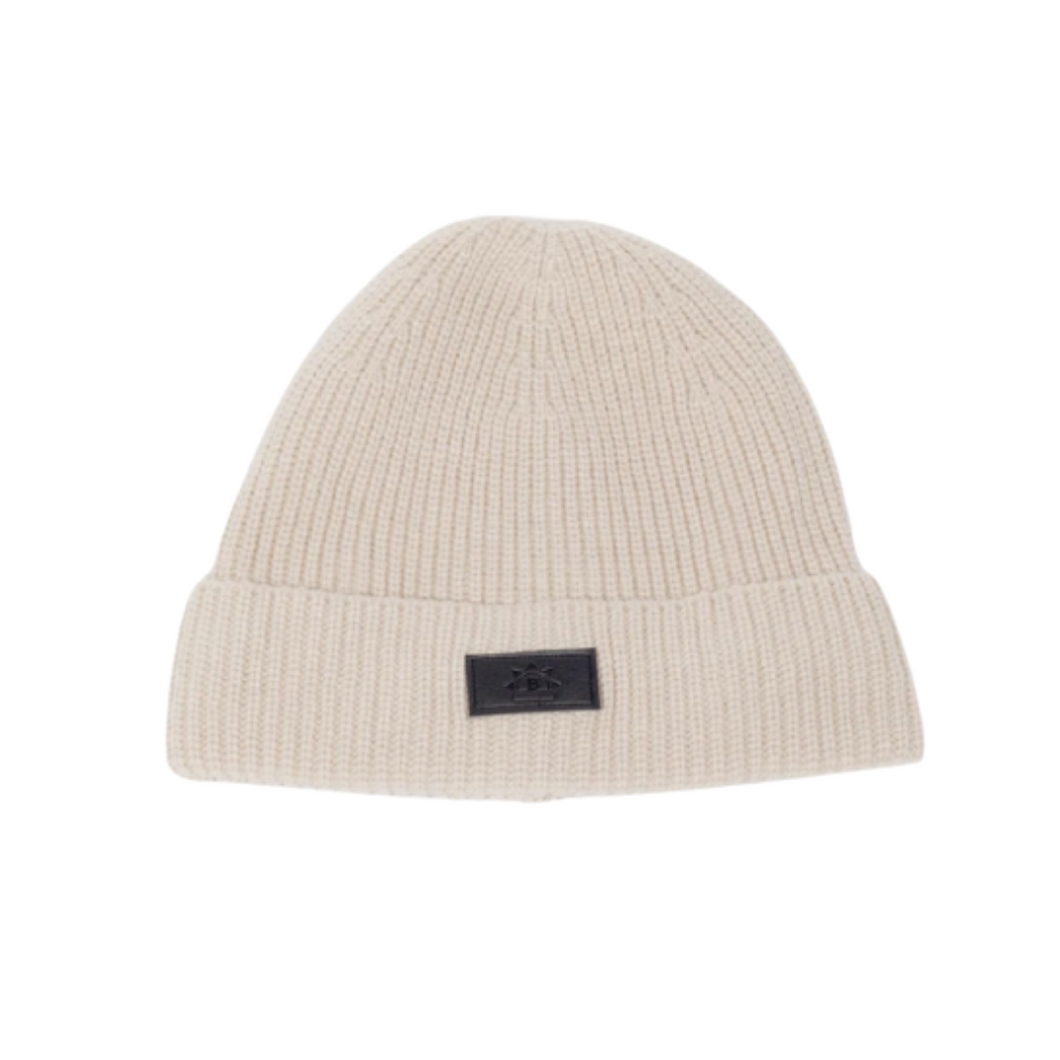 Cream Satin-Lined Beanie - Black Sunrise – YARD + PARISH Cream Satin-Lined Beanie - Black Sunrise – YARD + PARISH