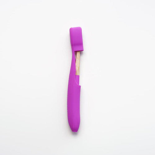 Bamboo Toothbrush + Cover Set - Pink-Toothbuckle-Yard + Parish