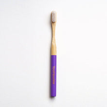 Load image into Gallery viewer, Bamboo Toothbrush + Cover Set - Purple-Toothbuckle-Yard + Parish