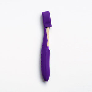 Bamboo Toothbrush + Cover Set - Purple-Toothbuckle-Yard + Parish