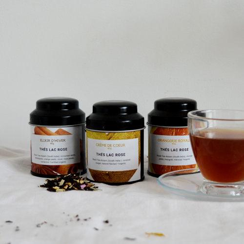 'Paris, Je T'aime' | Luxury Black Tea Trio-Thés Lac Rose-Yard + Parish