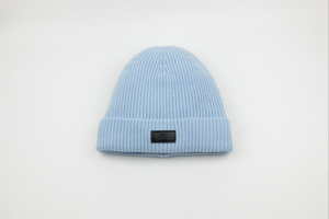 Satin-Lined Beanie | Light Blue-Black Sunrise-Yard + Parish